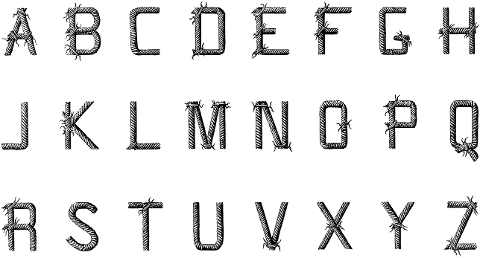 alphabet-font-english-letter-rope-7419728