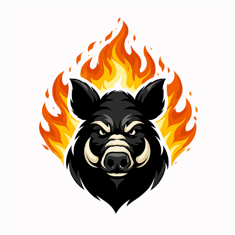 boar-flame-fire-mascot-gaming-10228427