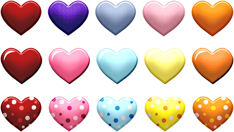 hearts-puffy-shiny-love-sticker-4299938