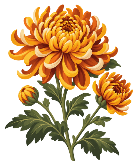 chrysanthemum-orange-flower-10455263