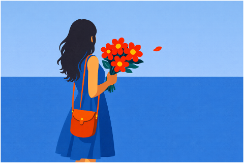 spring-woman-flowers-bouquet-sea-10202005