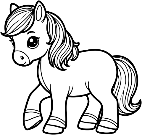 cute-cute-horse-horse-coloring-page-9005708