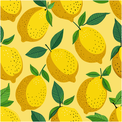 ai-generated-lemon-pattern-seamless-8693949