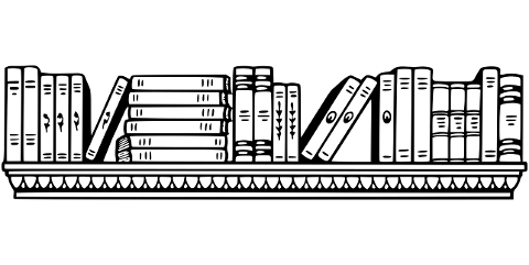 library-bookshelf-books-line-art-7647665