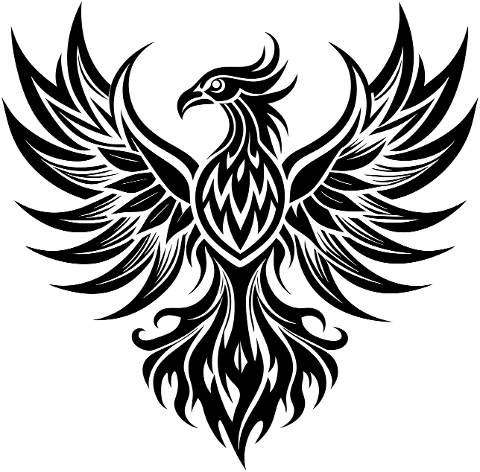 ai-generated-phoenix-line-art-bird-8906970
