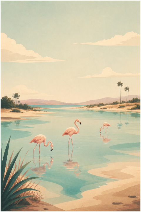 flamingos-tropical-lagoon-oasis-10265647