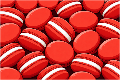 red-macarons-macaron-pattern-10139718