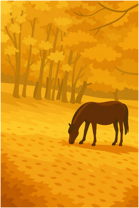 horse-autumn-forest-fall-nature-9915025