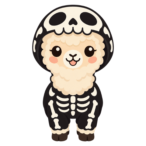 alpaca-llama-costume-skeleton-cute-10499565