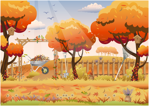 trees-orchard-fence-garden-autumn-6620586