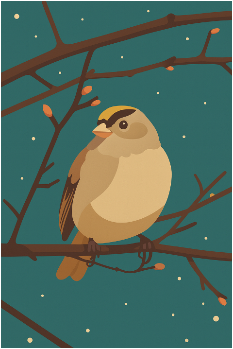 bird-winter-branch-night-nature-9914903