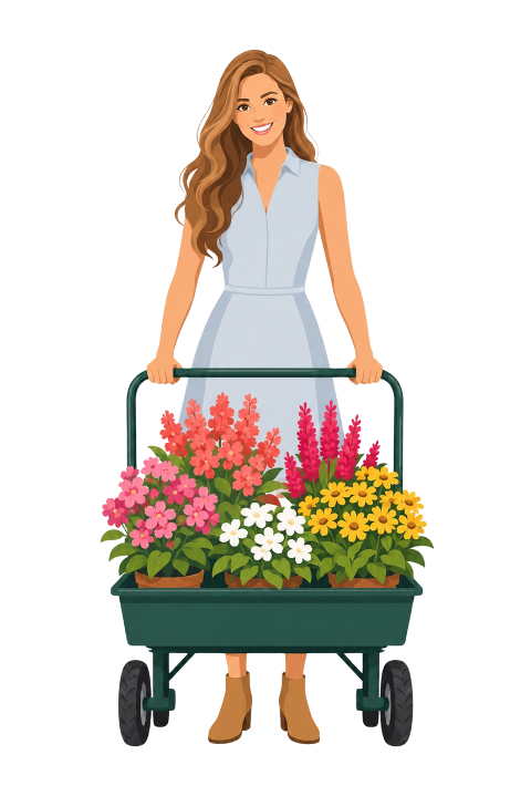 gardener-woman-flower-cart-10455025