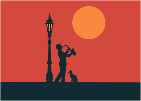 saxophone-saxophonist-silhouette-8846586