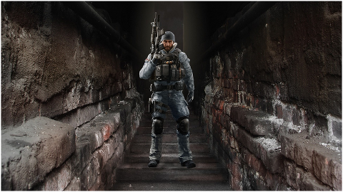 soldier-underground-dark-pathway-6194807