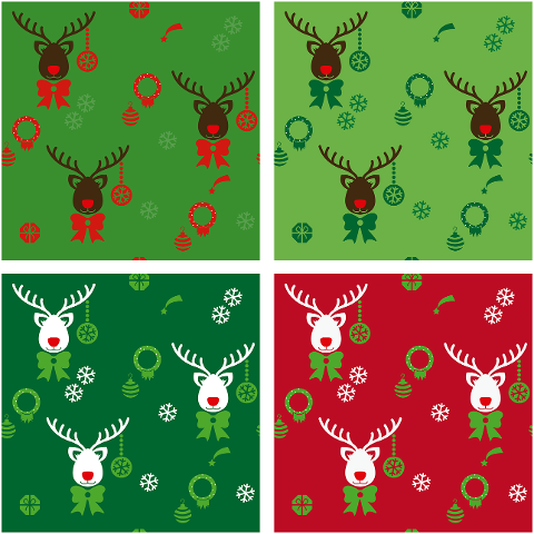 reindeer-garland-pattern-christmas-8341261
