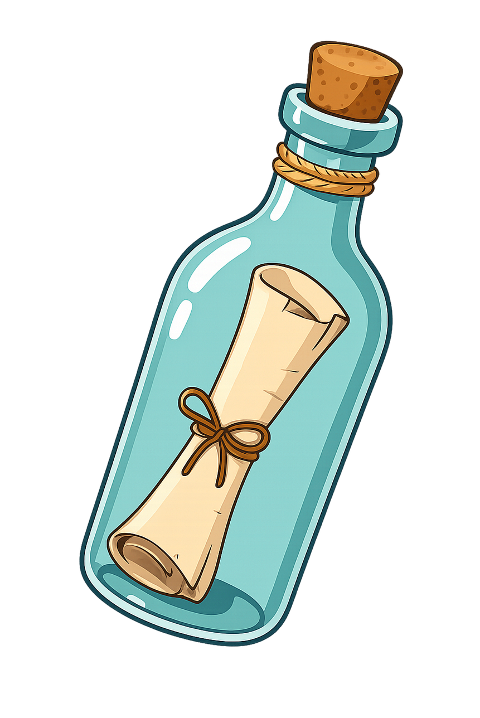 message-in-a-bottle-bottle-vector-10298260
