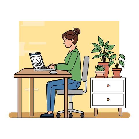 ai-generated-woman-work-notebook-9756342