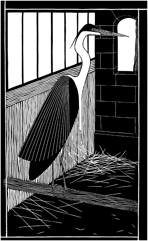 heron-bird-nest-line-art-animal-7136916