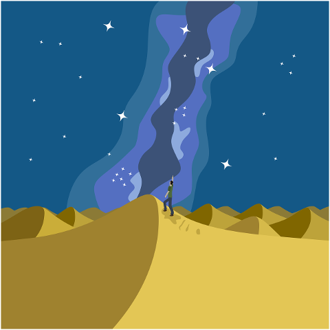 desert-night-starry-sky-man-human-10106837