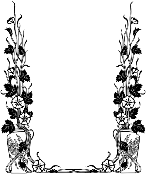 frame-art-nouveau-flourish-vine-7443777