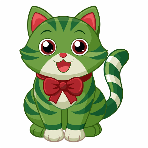 ai-generated-green-cat-cat-kitten-8965650