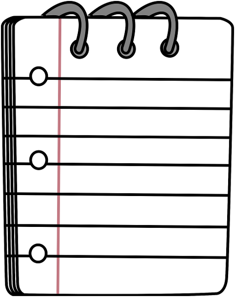 notebook-paper-cartoon-line-ring-10228843