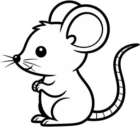mouse-cartoon-outline-animal-9907971