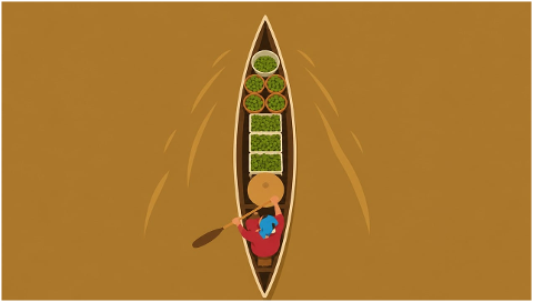 boat-top-view-floating-market-10249274