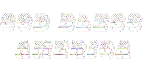 god-bless-america-typography-3d-8863918