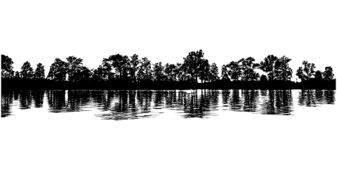 trees-lake-silhouette-reflection-5756714