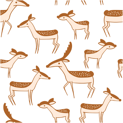 deer-pattern-design-animal-3894103
