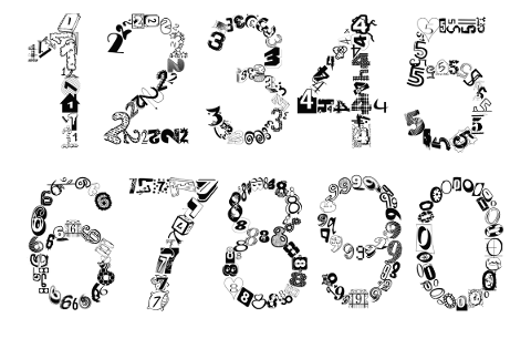 font-decorative-font-numbers-4885675