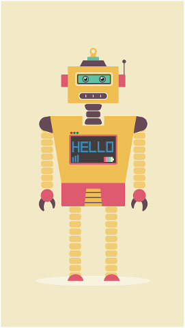 flat-design-robot-character-cyborg-4401412