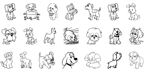 dog-line-art-puppy-dog-beagle-5369166