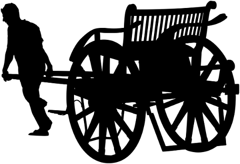 pulled-rickshaw-man-silhouette-5733498