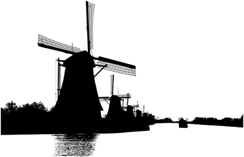windmills-landscape-silhouette-5081159