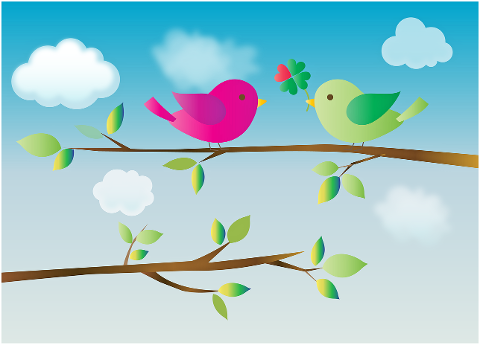 birds-with-heart-birds-on-branch-4257033