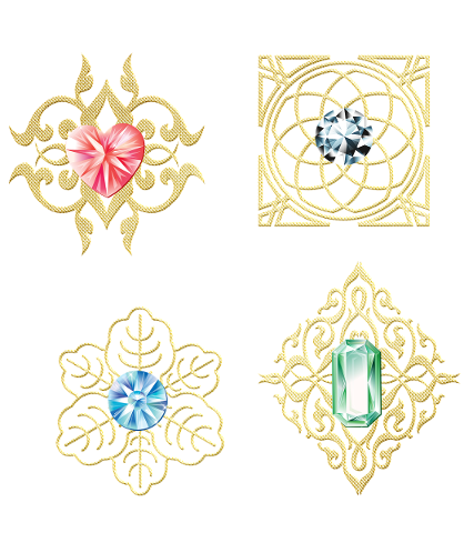 gemstones-gold-filigree-shiny-5145566