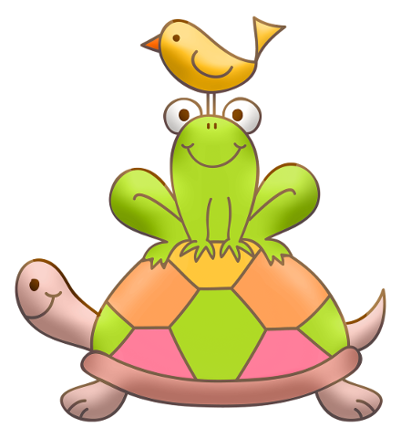 turtle-frog-bird-cute-nursery-art-4707975