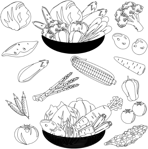 vegetable-outlines-vegetables-leaf-4898183