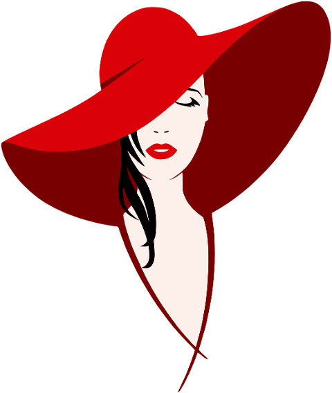 woman-hat-lips-young-drawing-7800771