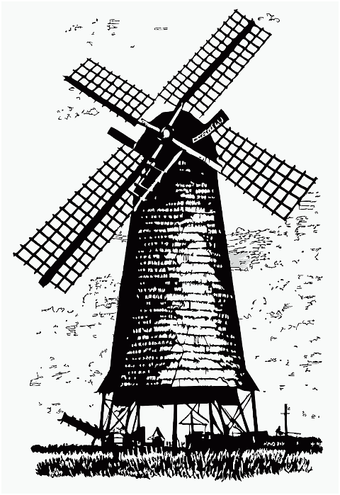 windmill-drawing-art-structure-old-7471233