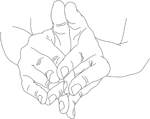 dhenu-mudra-hand-posture-line-art-7233564