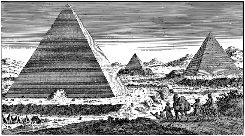 pyramids-egypt-landscape-line-art-6224014