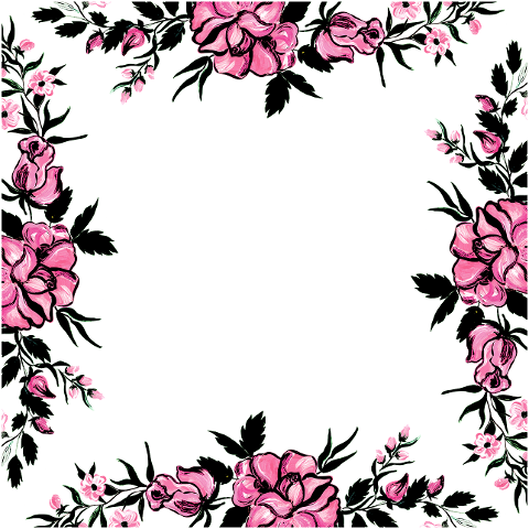 pink-flowers-frame-nature-bloom-8487892