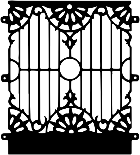 gate-entrance-line-art-exit-door-7933612