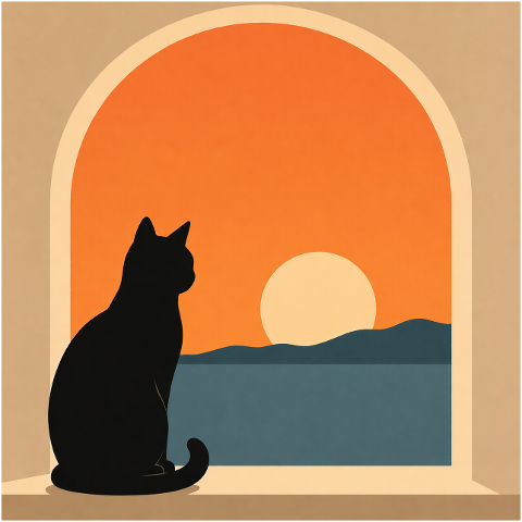cat-black-cat-sunset-silhouette-10236852