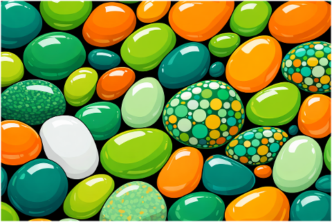 green-pebbles-orange-stones-10139649