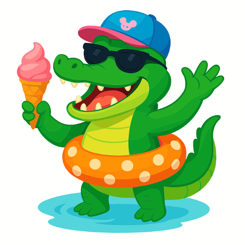 crocodile-cartoon-ice-cream-summer-9631457