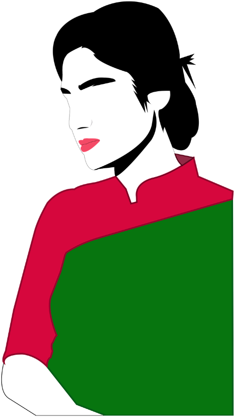 woman-saree-drawing-cartoon-7248387